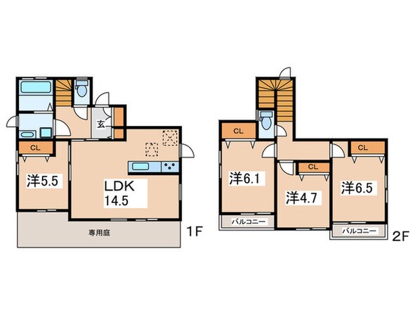 Riverside 磯部の物件間取画像